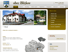 Tablet Screenshot of blizkov.cz